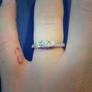 1/2 CT. Princess-Cut Diamond ring