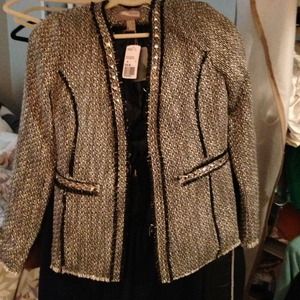 Forever 21 tweed blazer pyramid studs  :)