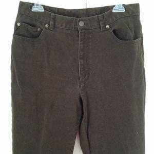 Ralph Lauren hunter green denim jeans, sz 14