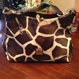 Dooney and Bourke Giraffe Print Bag