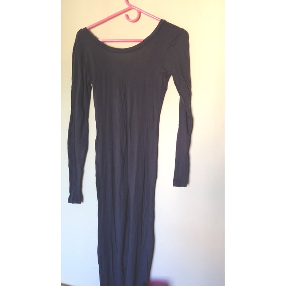 American Apparel Long Sleeve Maxi Dress NWOT - Picture 2 of 2