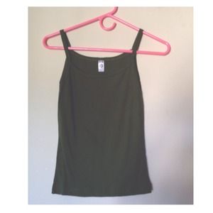 American Apparel Olive Tank NWOT