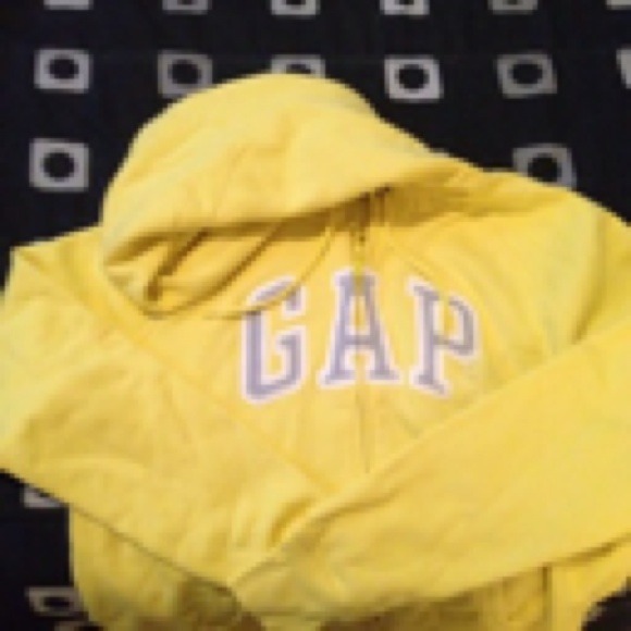 GAP Jackets & Coats New Yellow Zip Up Hoodie L Poshmark