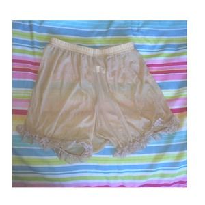 American Apparel Sheer Lace Shorts