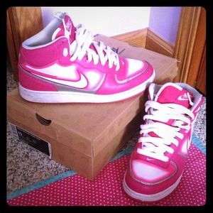 **LOWERED PRICE** Pink Nike High Tops