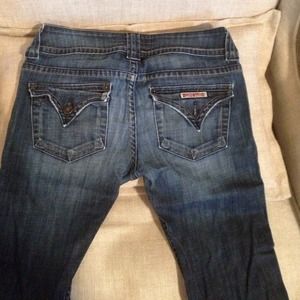 Hudson low rise boot cut jeans