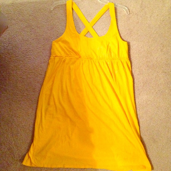 🚫SOLD🚫Yellow Racerback Dress 💛