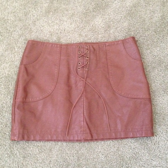 Leather dress for women