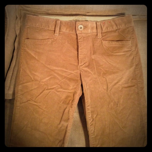 Banana republic khaki corduroy dress pants