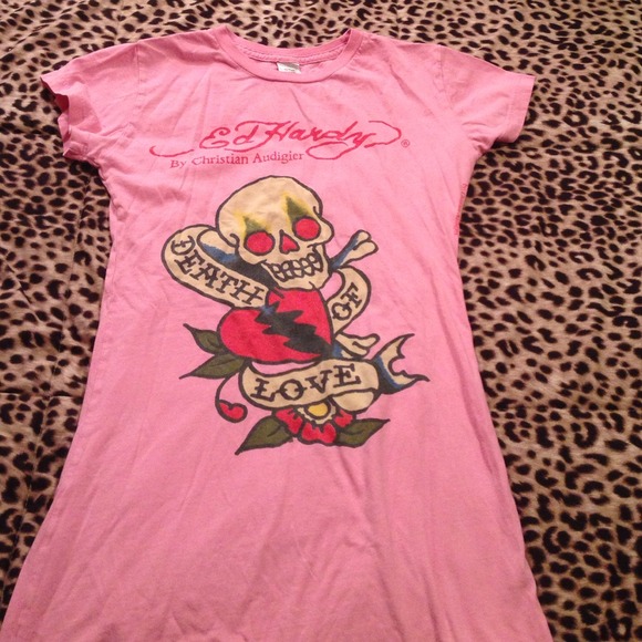 Authentic Ed Hardy Tee.