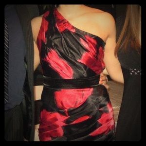 SOLD!! Cute one shoulder dress. Worn once.
