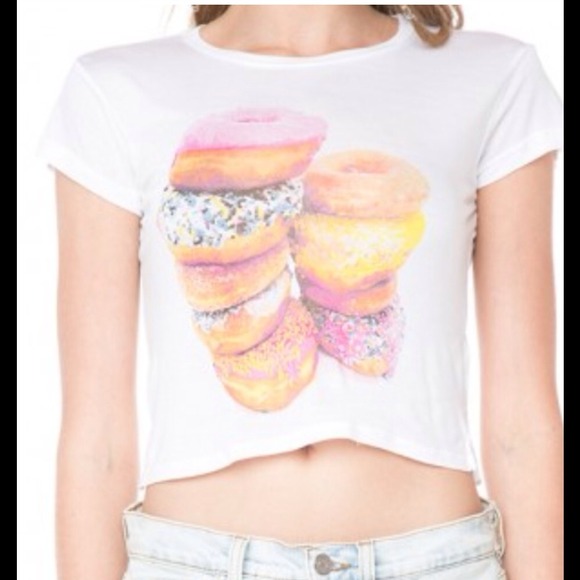 Brandy Melville Donut Crop Top
