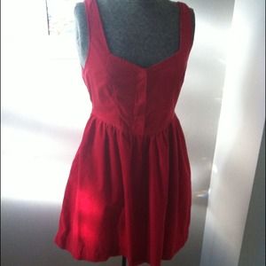 "Mulling Spices" Corduroy Dress