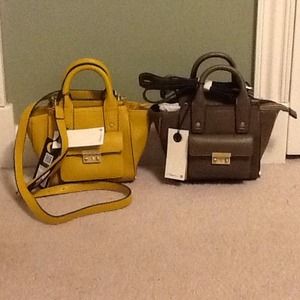 Bundle for @marls. Yellow & Taupe PL Mini Satchel