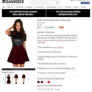 Pleated skirt (new with tags)