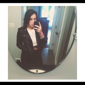 Vegan leather jacket