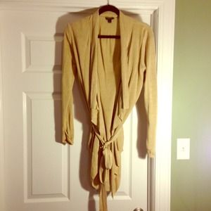Beige Lafayette 148 Cardigan