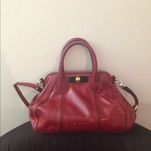 Red Leather Handbag