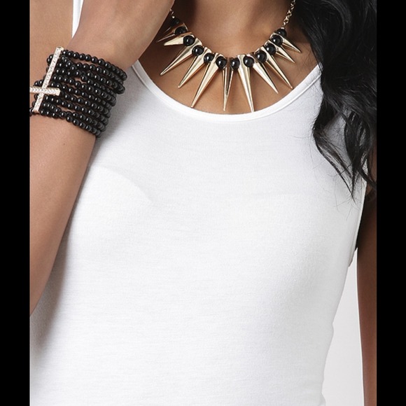 White & Pink Bow Back Maxi - Picture 3 of 4