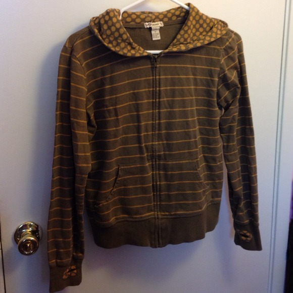 Forever 21 olive and mustard sweater