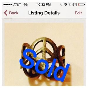➰➰  Peace and Love ring ➰➰