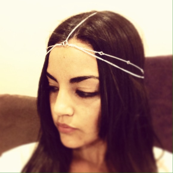 Custom chain hair wrap/ necklace convertible.