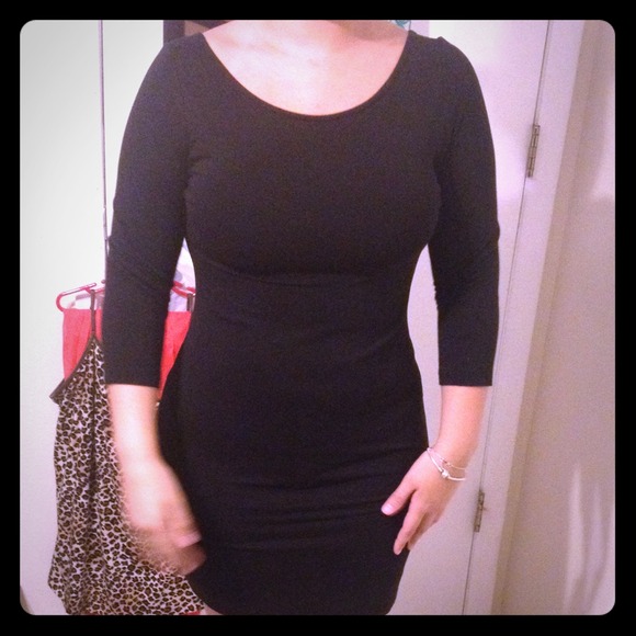 Black dress.