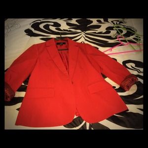 Red stylish blazer
