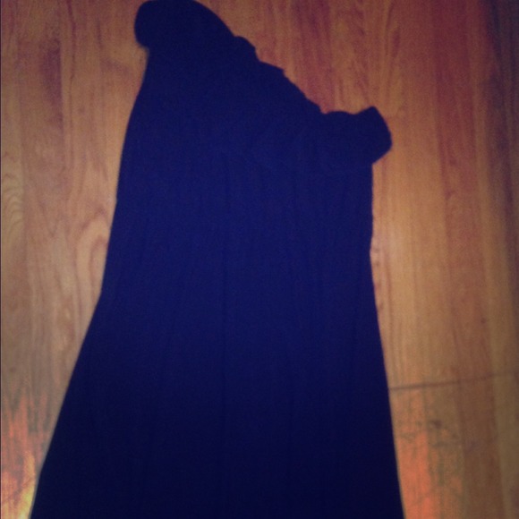 Navy blue long Dress - Picture 1 of 3
