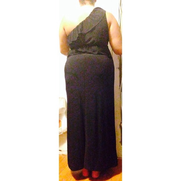 Navy blue long Dress - Picture 3 of 3