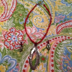 Necklace and matching earrings