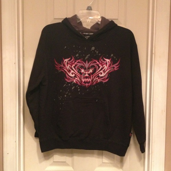 Kids large black hoodie