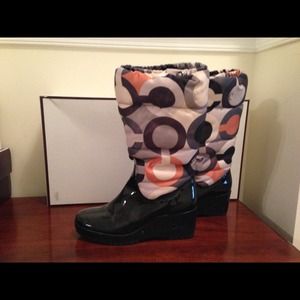 Coach winter boots- Authentic