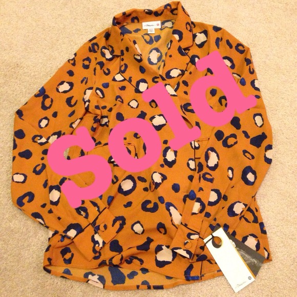 3.1 Phillip Lim Target Tuxedo Shirt - Animal print