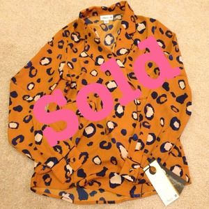 3.1 Phillip Lim Target Tuxedo Shirt - Animal print