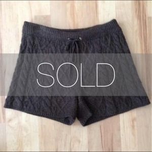 X SOLD X Madewell Knit Shorts