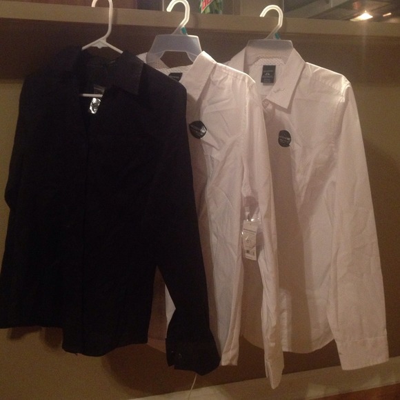 3 brand new women's dress shirts