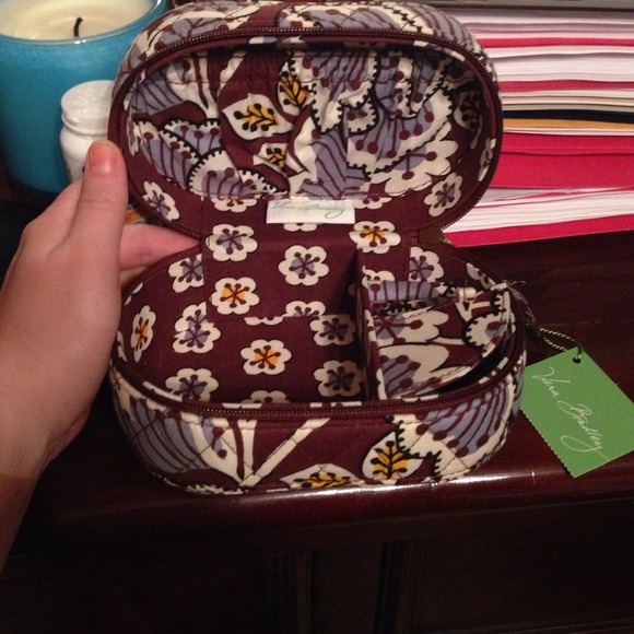 Vera Bradley slate blooms jewelry box