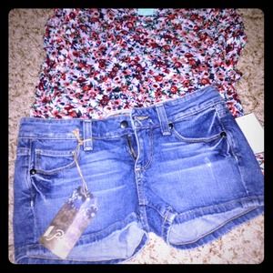 Brand new Paige denim shorts
