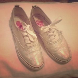 Rainbow sparkle sneakers