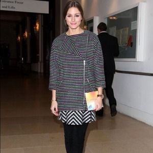 HOST PICK ❤Topshop Fluro Boucle Zip Biket Coat