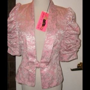 Betsey Johnson Rouge Sleeve Jacket