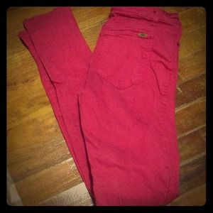 Else skinny jeans! Pretty in pink.