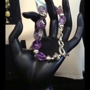 Handmade, Lovely Amethyst Bracelet