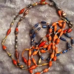 African bead necklace