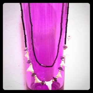 Beachy shark teeth neckless!!!