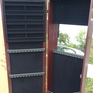 Brand-new over the door jewelry armoire