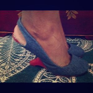 Denim wedge