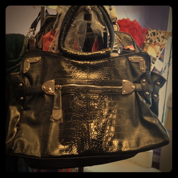 Navy blue purse