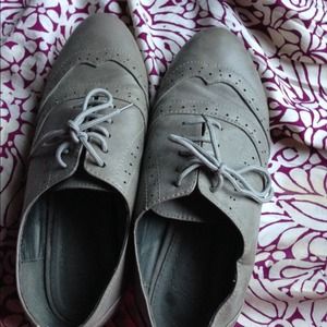 Grey oxfords